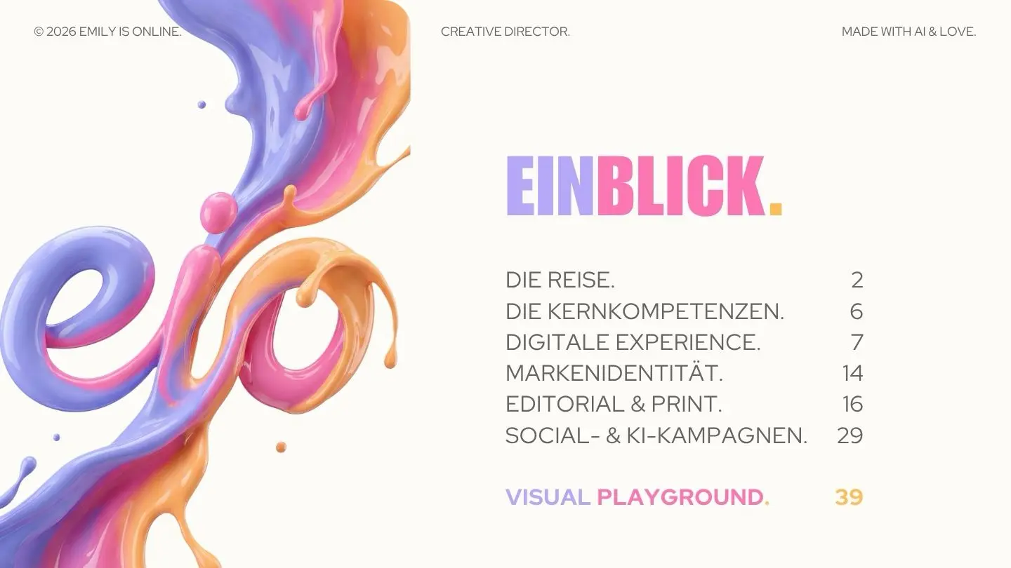 Inhaltsverzeichnis