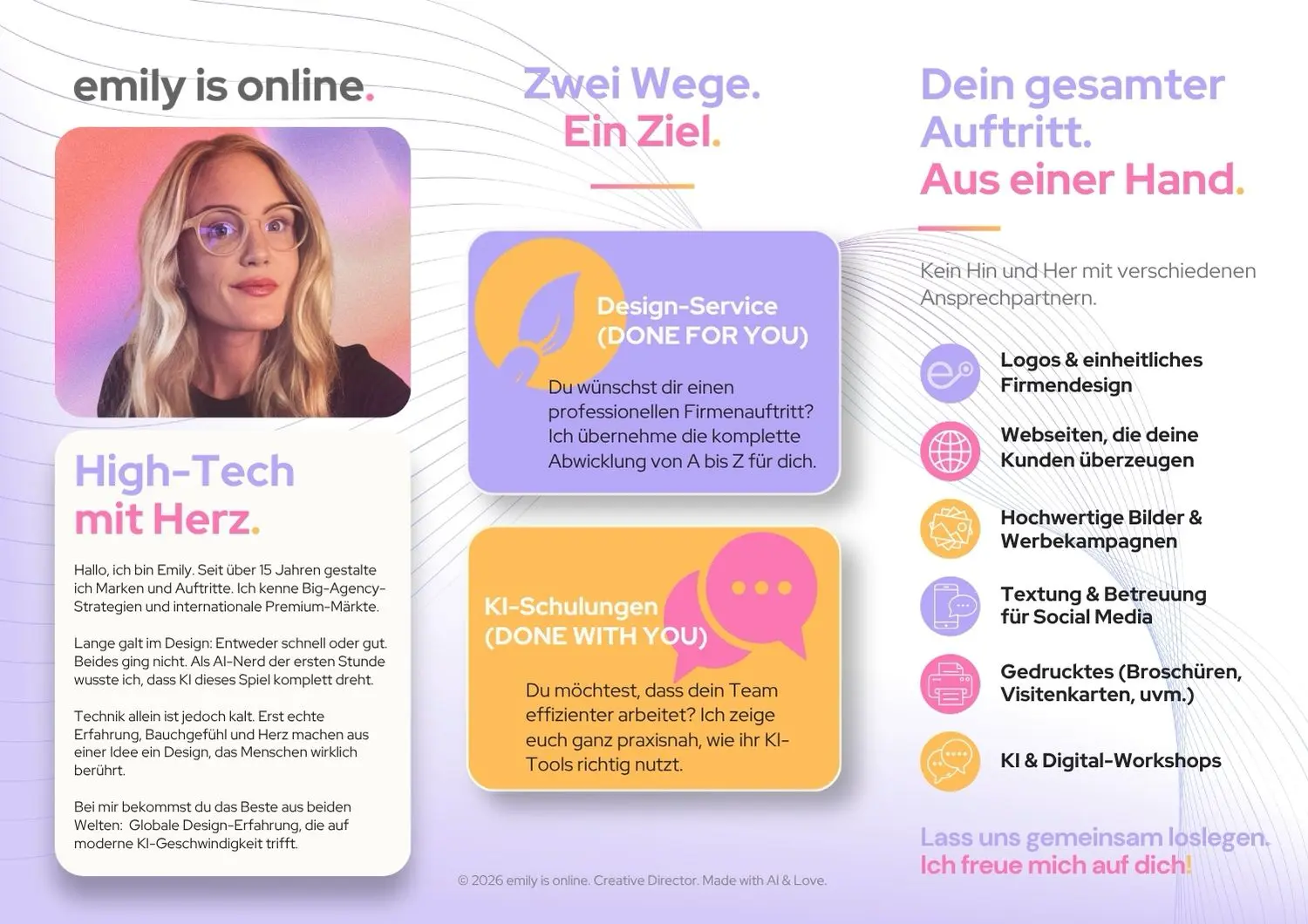 emily is online Leistungen